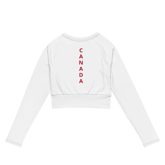 Recycled long-sleeve crop top-LifessentialsLLC.com