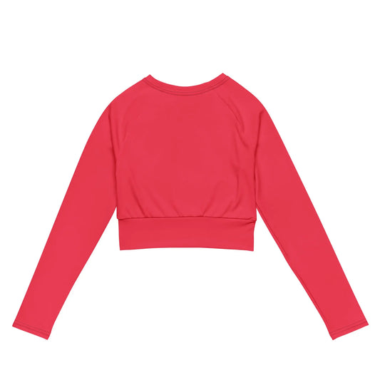 Recycled long-sleeve crop top-LifessentialsLLC.com