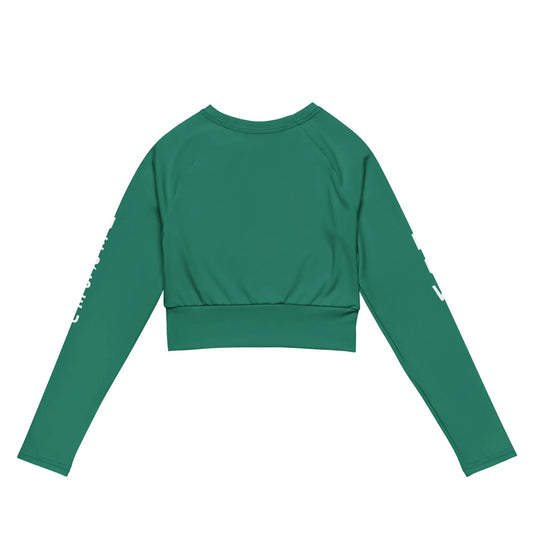 Recycled long-sleeve crop top-LifessentialsLLC.com