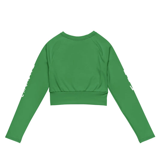 Recycled long-sleeve crop top-LifessentialsLLC.com