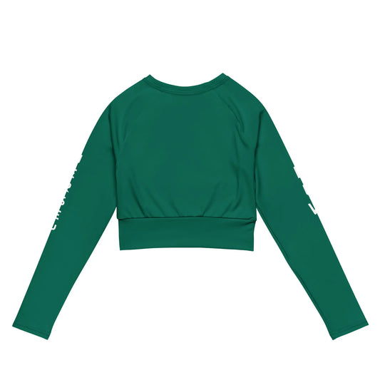 Recycled long-sleeve crop top-LifessentialsLLC.com
