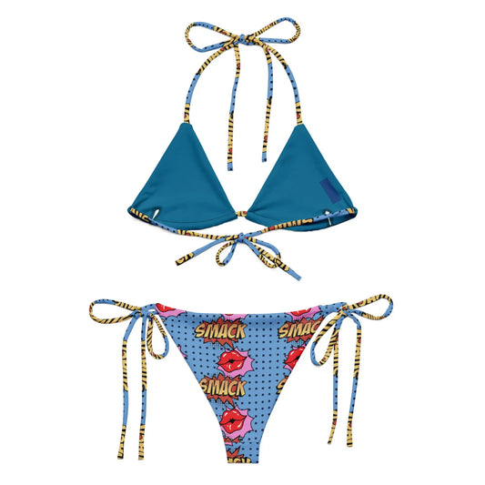 All-over print recycled string bikini-LifessentialsLLC.com