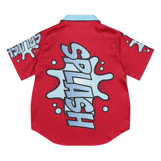 All-over print women’s short sleeve pajama top-LifessentialsLLC.com