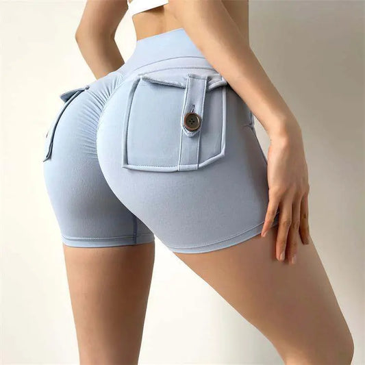 Women's Nude Feel Pocket Yoga Shorts – Barely-There Comfort