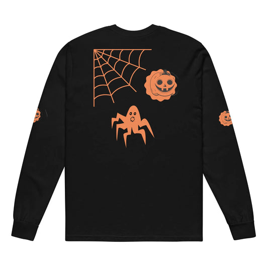 Garment-dyed heavyweight long-sleeve shirt-LifessentialsLLC.com