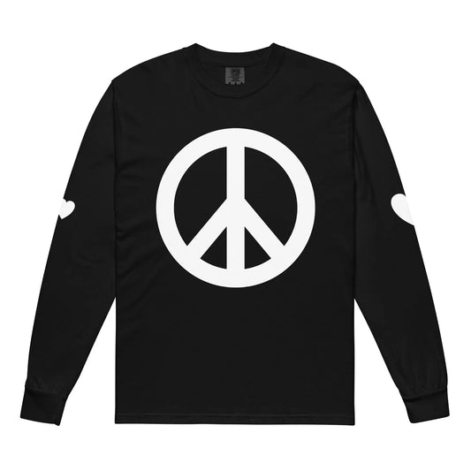 Garment-dyed heavyweight long-sleeve shirt-LifessentialsLLC.com