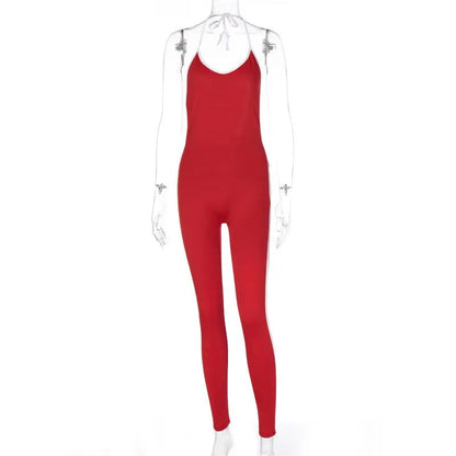 Women's Yoga Sports Jumpsuit – One-Piece Workout Romper