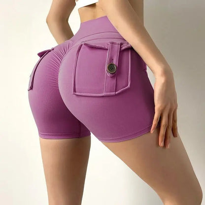 Women's Nude Feel Pocket Yoga Shorts – Barely-There Comfort