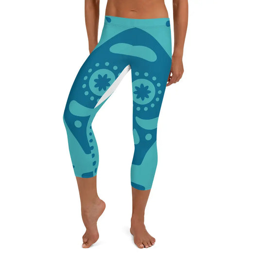 Women's Capri Leggings – Lightweight 3/4 Length Workout Pants