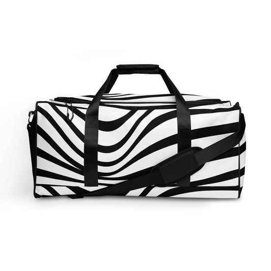 Designer Print Duffle Bag – Gym, Travel & Sports Carryall