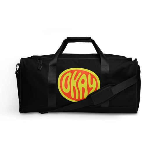 Graphic Print Duffle Bag – Lightweight Weekend & Gym Bag
