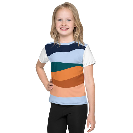 Kids Crew Neck T-Shirt – Premium Knit Jersey with 4-Way Stretch