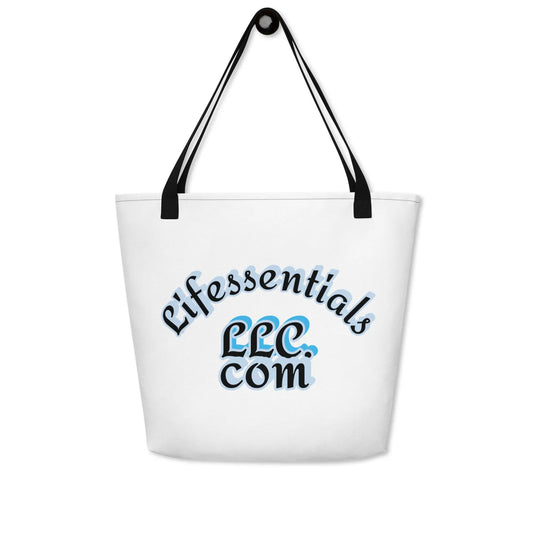 All-Over Print Large Tote Bag-LifessentialsLLC.com