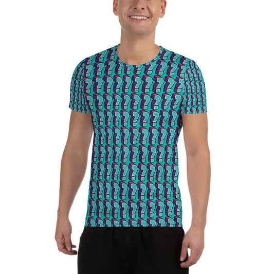 All-Over Print Men's Athletic T-shirt-LifessentialsLLC.com
