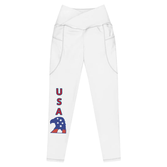Crossover leggings with pockets-LifessentialsLLC.com