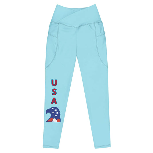 Crossover leggings with pockets-LifessentialsLLC.com