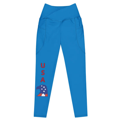 Crossover leggings with pockets-LifessentialsLLC.com