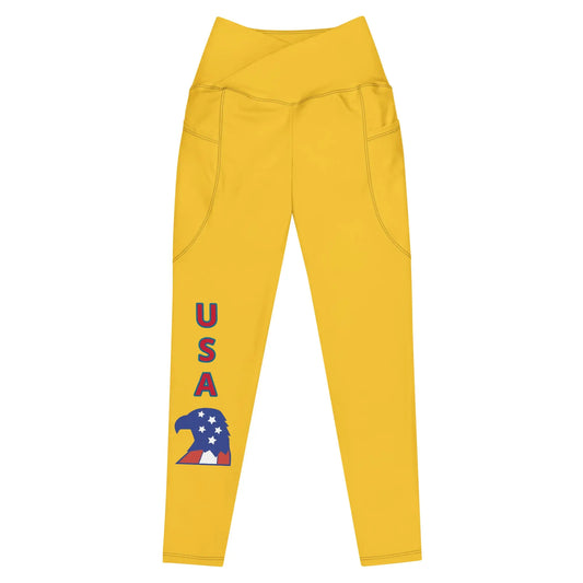 Crossover leggings with pockets-LifessentialsLLC.com