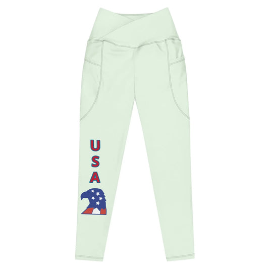 Crossover leggings with pockets-LifessentialsLLC.com