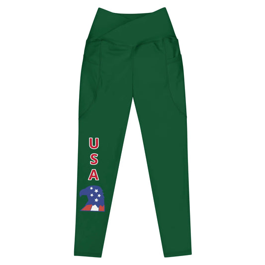Crossover leggings with pockets-LifessentialsLLC.com