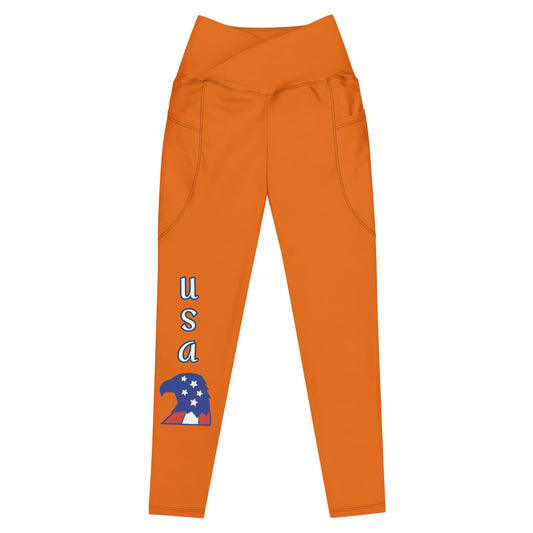 Crossover leggings with pockets-LifessentialsLLC.com