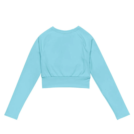Recycled long-sleeve crop top-LifessentialsLLC.com