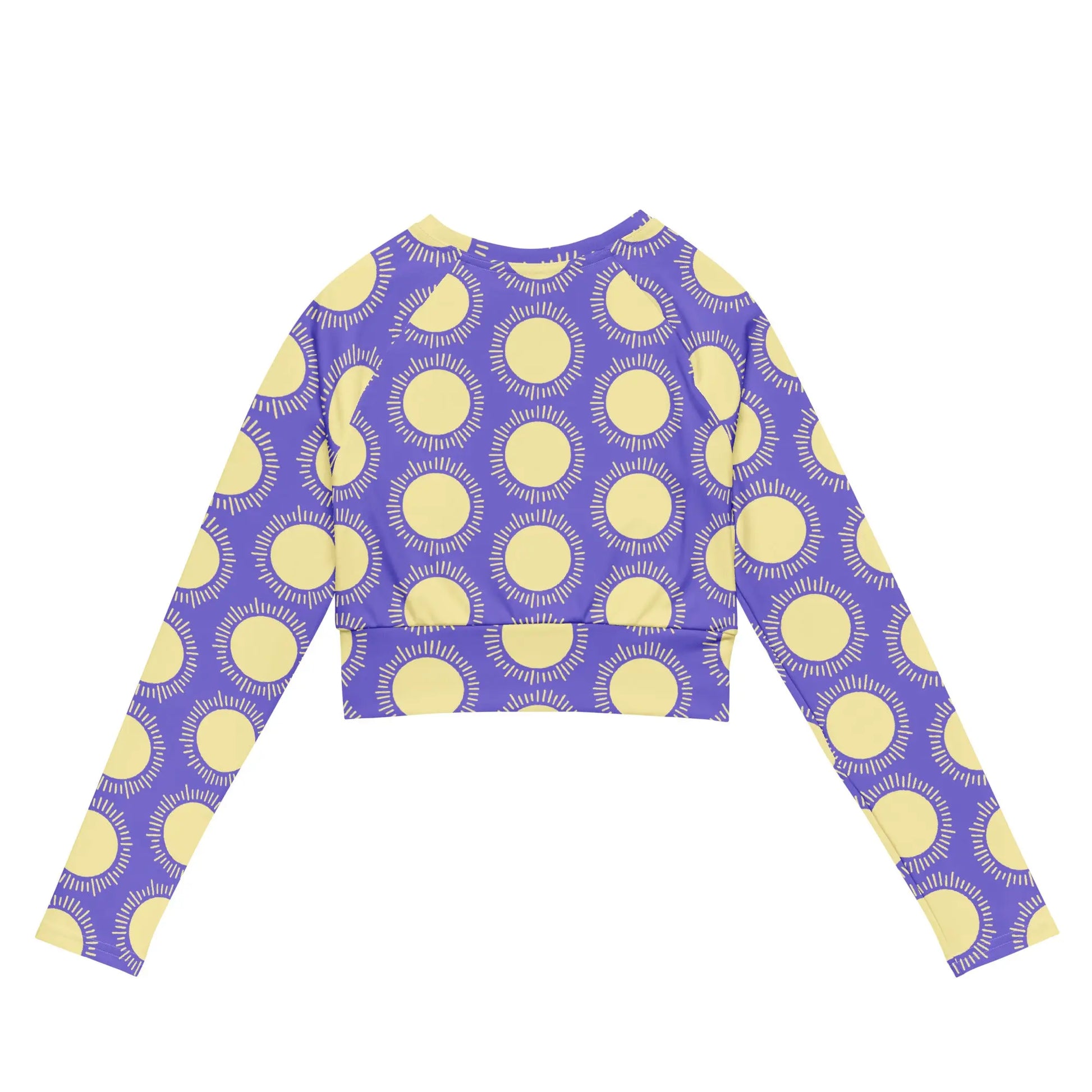 Recycled long-sleeve crop top-LifessentialsLLC.com