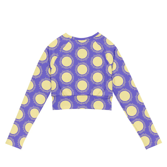 Recycled long-sleeve crop top-LifessentialsLLC.com