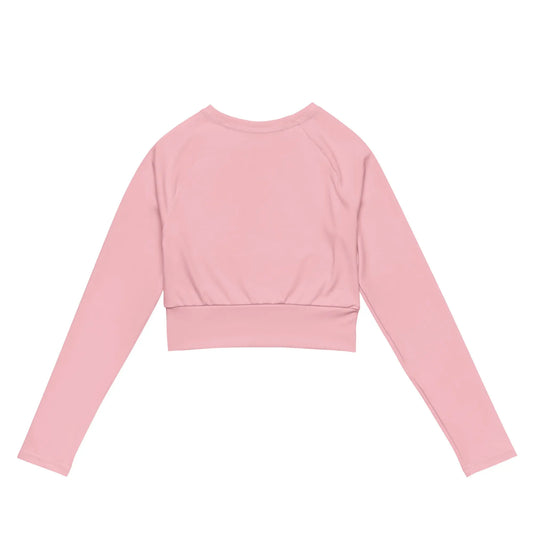 Recycled long-sleeve crop top-LifessentialsLLC.com