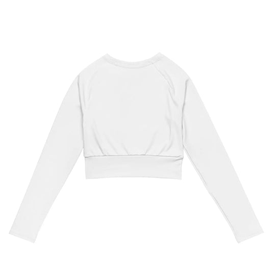 Recycled long-sleeve crop top-LifessentialsLLC.com