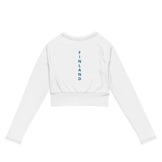 Recycled long-sleeve crop top-LifessentialsLLC.com