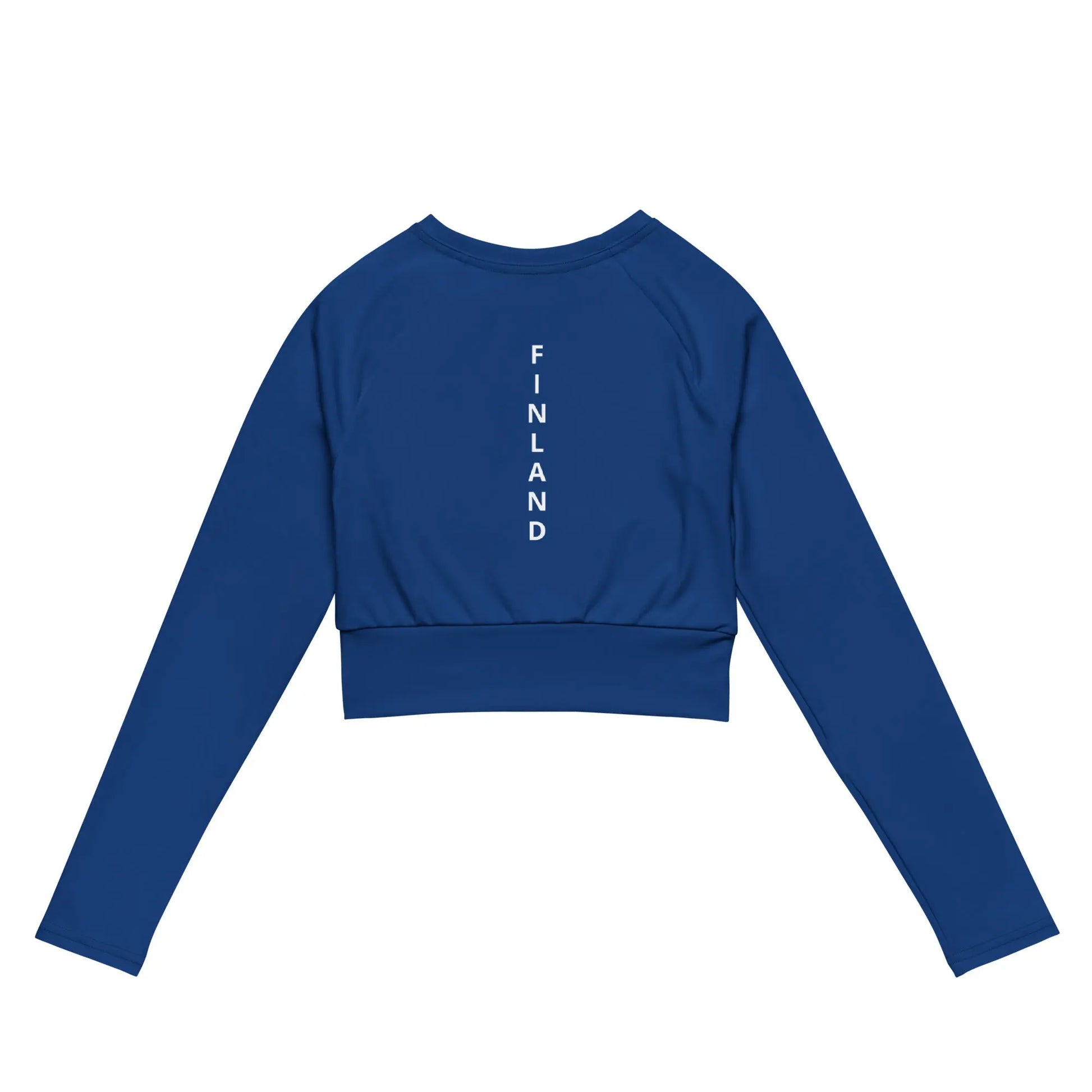 Recycled long-sleeve crop top-LifessentialsLLC.com