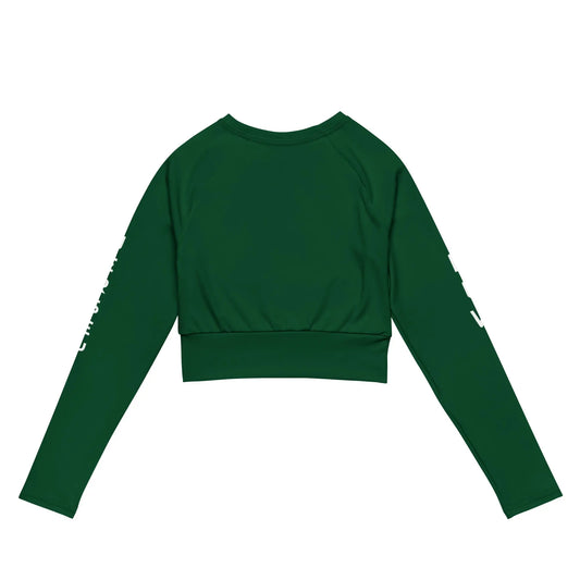 Recycled long-sleeve crop top-LifessentialsLLC.com