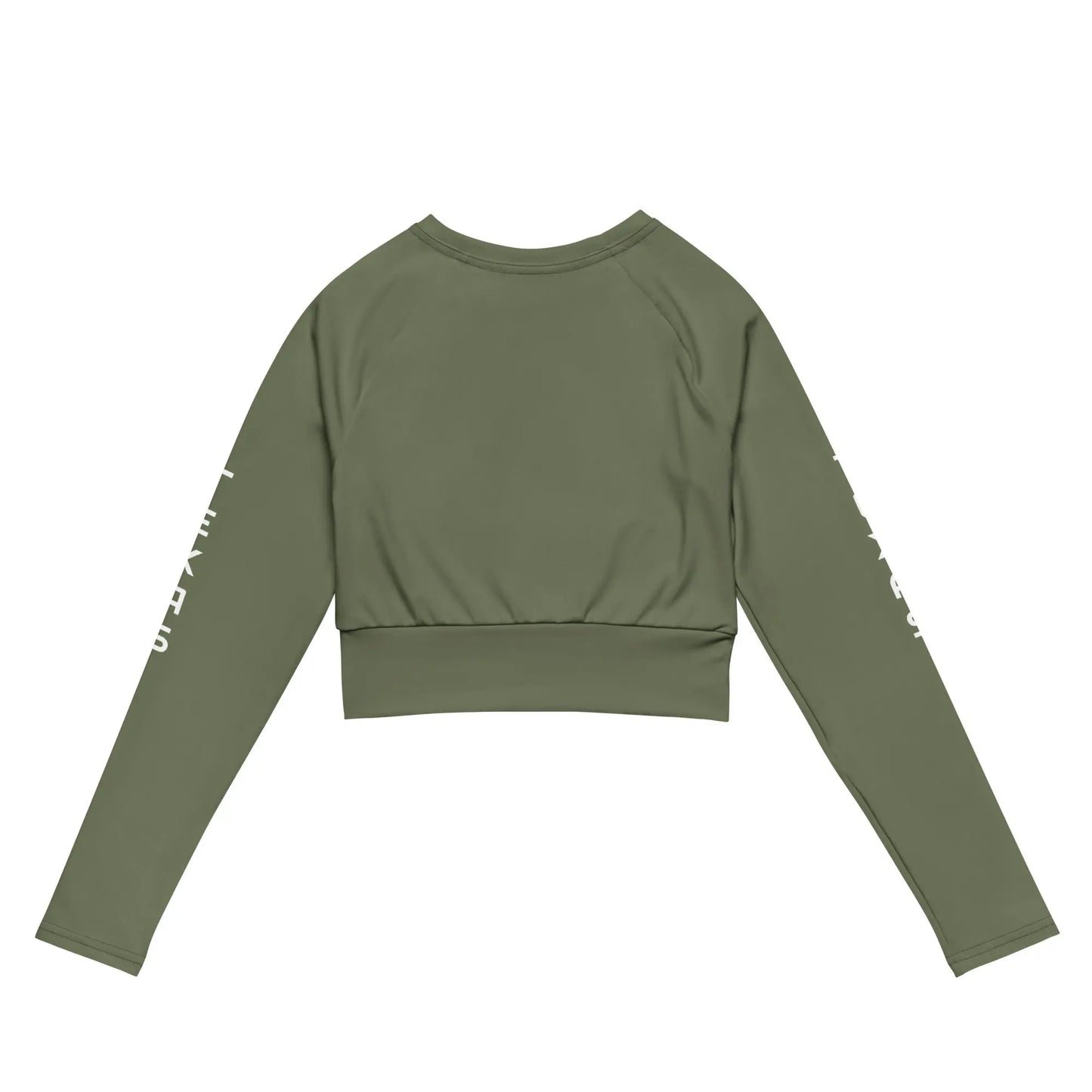 Recycled long-sleeve crop top-LifessentialsLLC.com