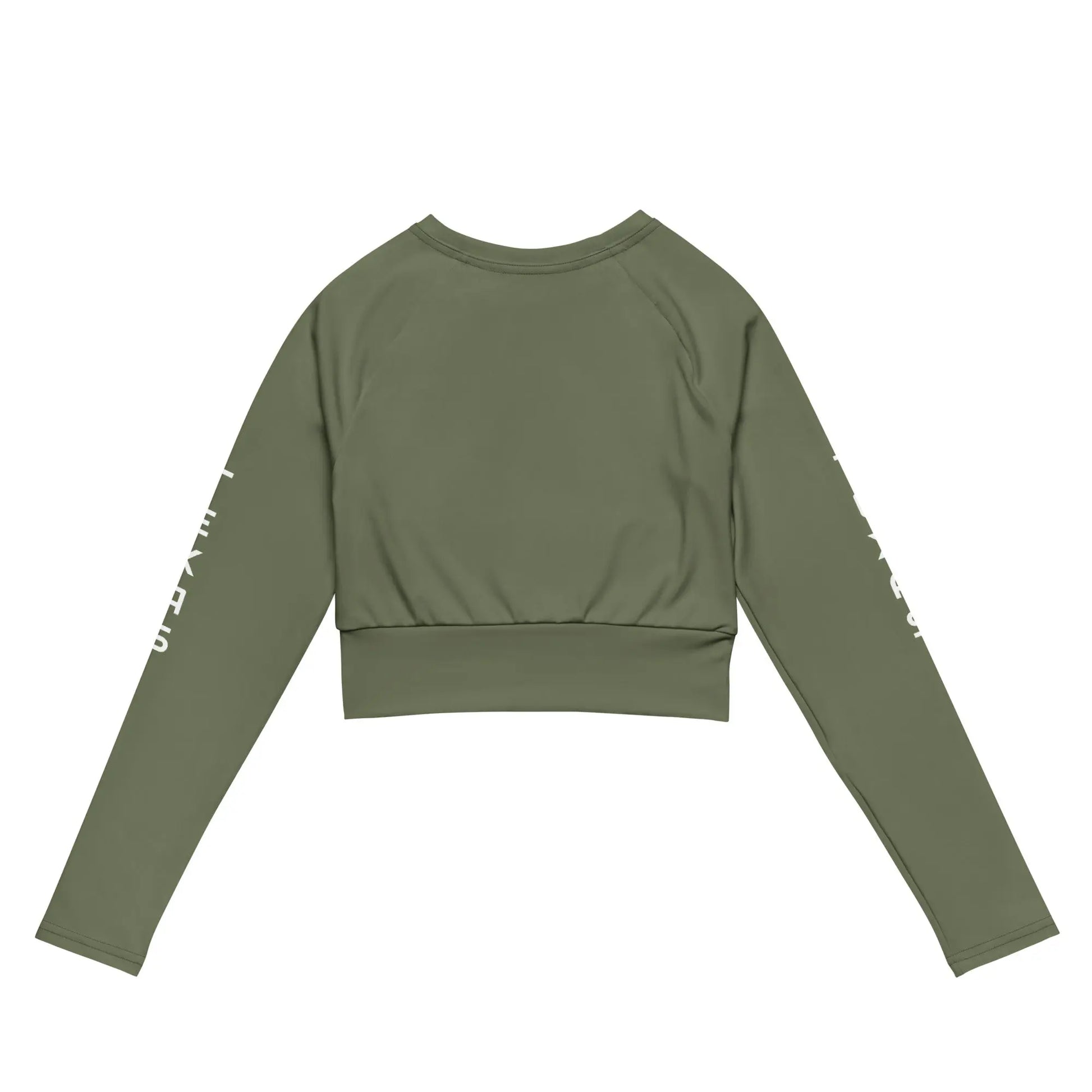 Recycled long-sleeve crop top-LifessentialsLLC.com