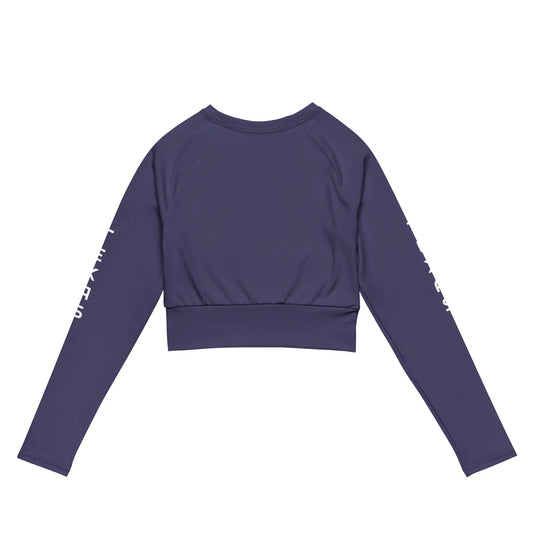 Recycled long-sleeve crop top-LifessentialsLLC.com