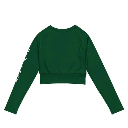 Recycled long-sleeve crop top-LifessentialsLLC.com
