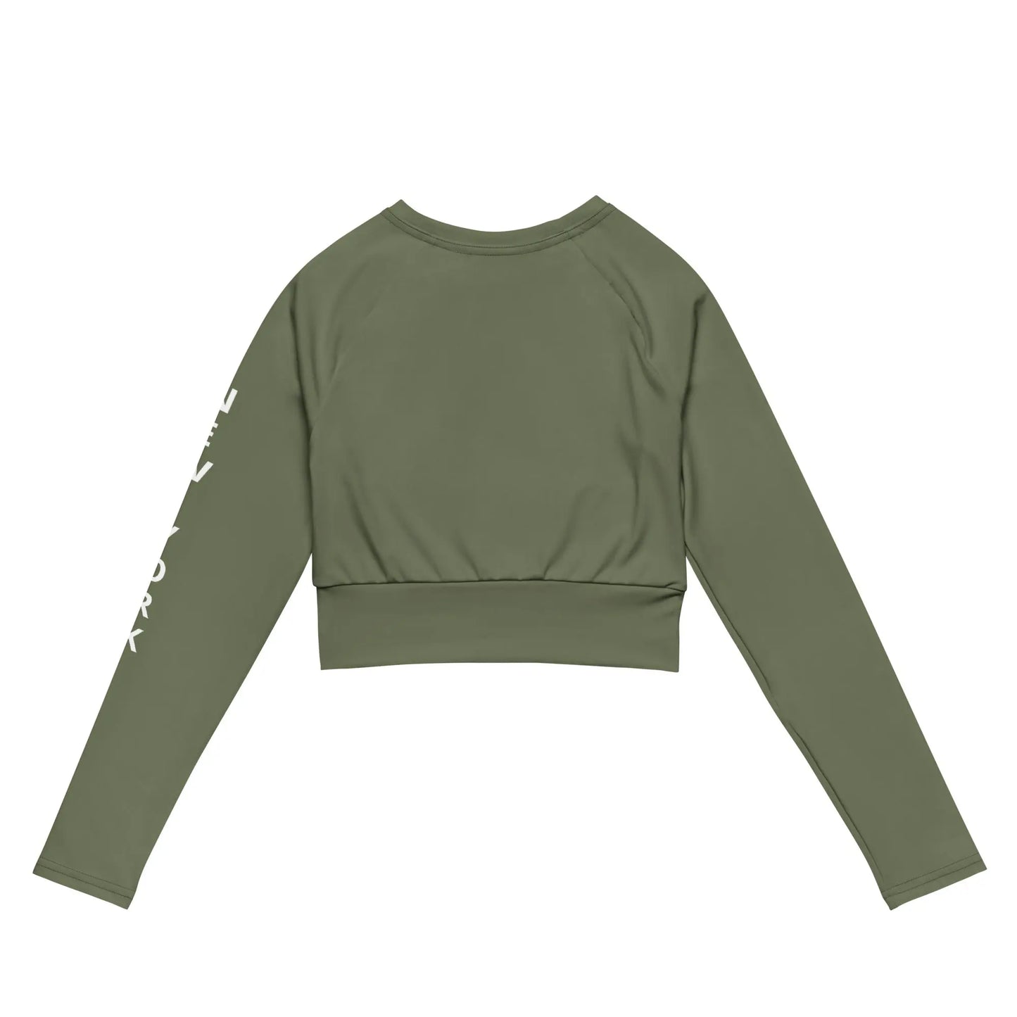 Recycled long-sleeve crop top-LifessentialsLLC.com