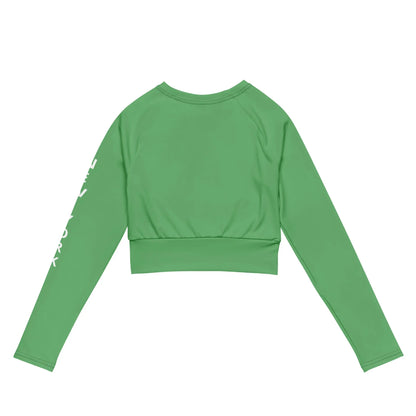 Recycled long-sleeve crop top-LifessentialsLLC.com
