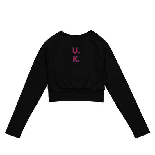 Recycled long-sleeve crop top-LifessentialsLLC.com