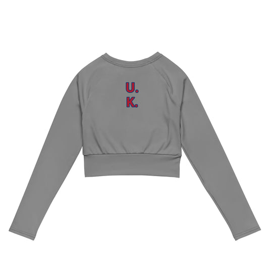 Recycled long-sleeve crop top-LifessentialsLLC.com