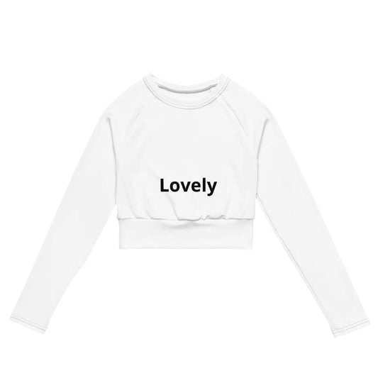 Recycled long-sleeve crop top-LifessentialsLLC.com