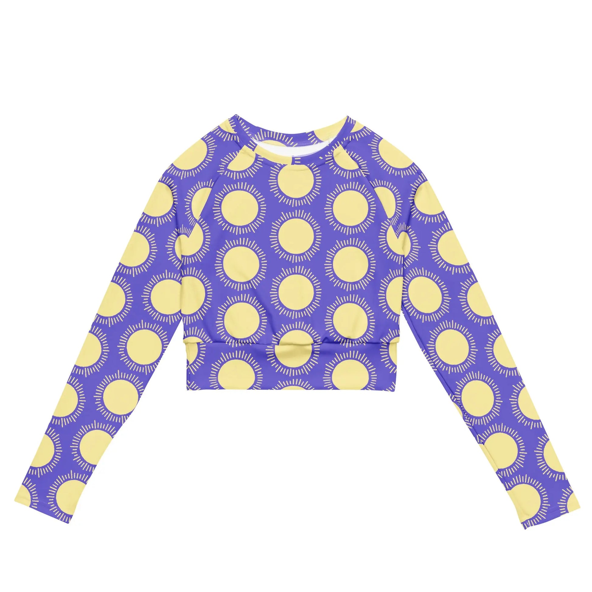 Recycled long-sleeve crop top-LifessentialsLLC.com