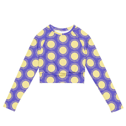 Recycled long-sleeve crop top-LifessentialsLLC.com