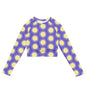 Recycled long-sleeve crop top-LifessentialsLLC.com