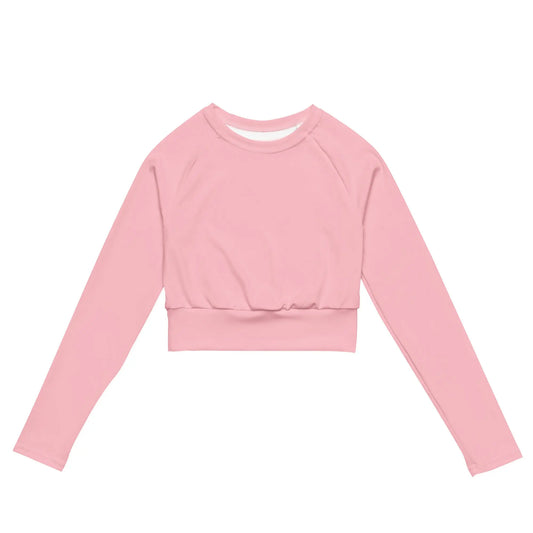 Recycled long-sleeve crop top-LifessentialsLLC.com