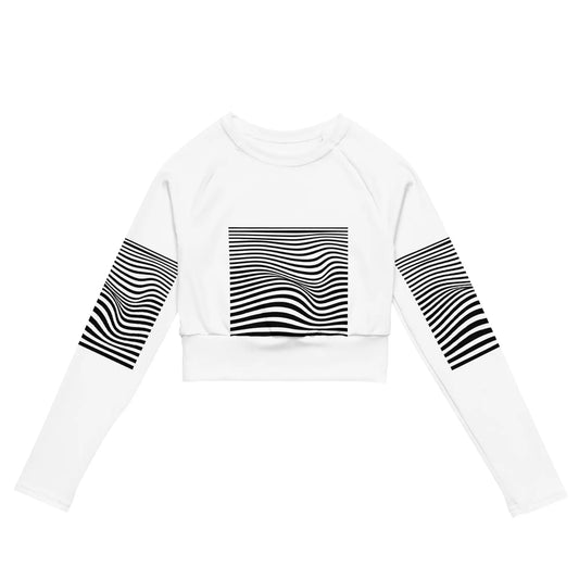 Recycled long-sleeve crop top-LifessentialsLLC.com