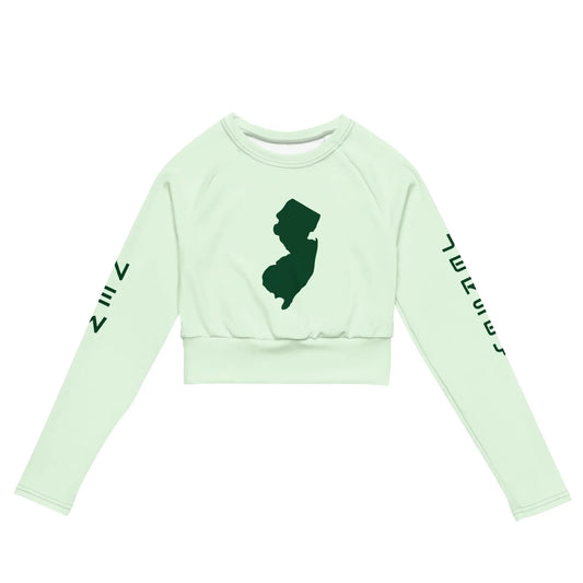 Recycled long-sleeve crop top-LifessentialsLLC.com