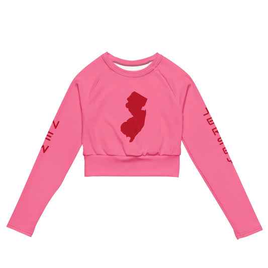 Recycled long-sleeve crop top-LifessentialsLLC.com