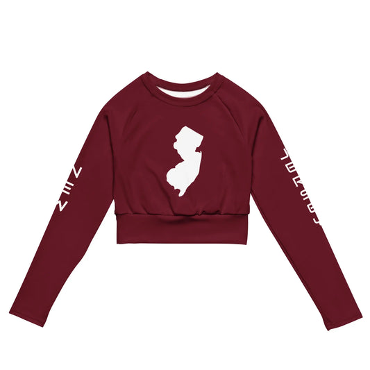 Recycled long-sleeve crop top-LifessentialsLLC.com